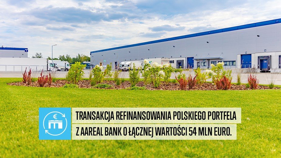 Accolade zwiększa rentowność swojego portfela nieruchomości przemysłowych w Polsce dzięki kredytowi refinansowemu w wysokości 54 mln euro, udzielonemu przez Aareal Bank.