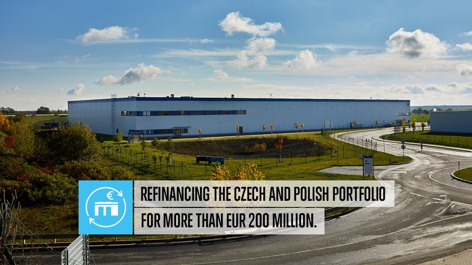 Accolade refinanced the Czech and Polish industrial real estate portfolio for more than EUR 200 million.