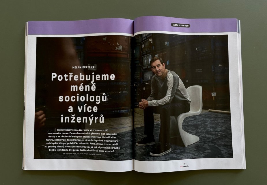Milan Kratina v E15: Průmyslové nemovitosti se dostaly do hledáčku těch úplně největších hráčů